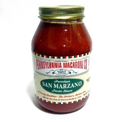Pennsylvania Macaroni Co. Premium San Marzano Pasta Sauce Net Wt. 32 oz A Family Tradition, The Italian's Italian Store