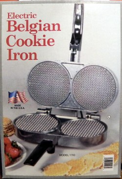 1110 Electric Thin Belgian Cookie Iron – C. Palmer Mfg.