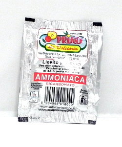 Ammoniaca per Dolci