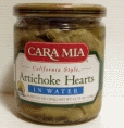 Canned artichoke hearts and bottoms